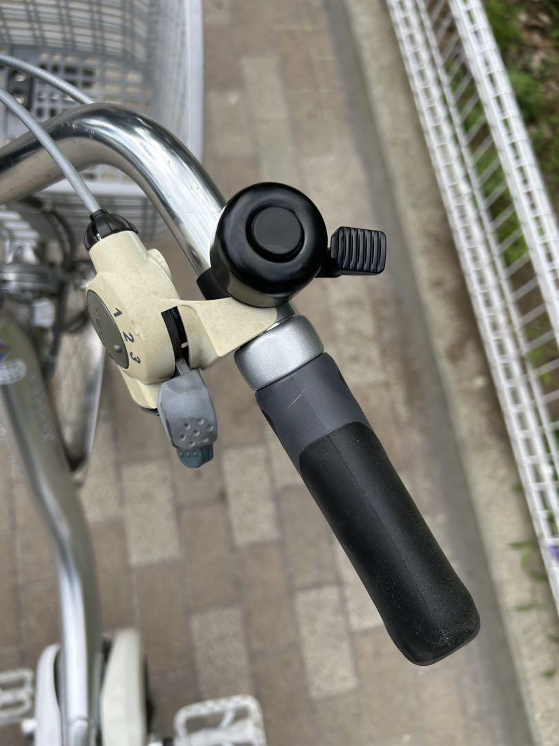 ブリヂストン 銀色Assista電動アシスト自転車24インチ