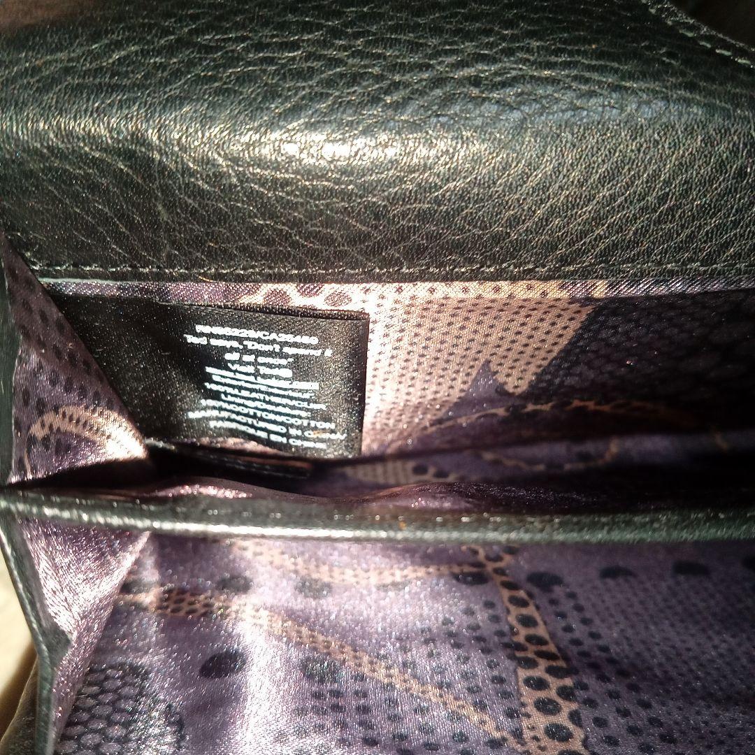 美品　TED BAKER　長財布　がま口　ブラック　レザー　柔らかい