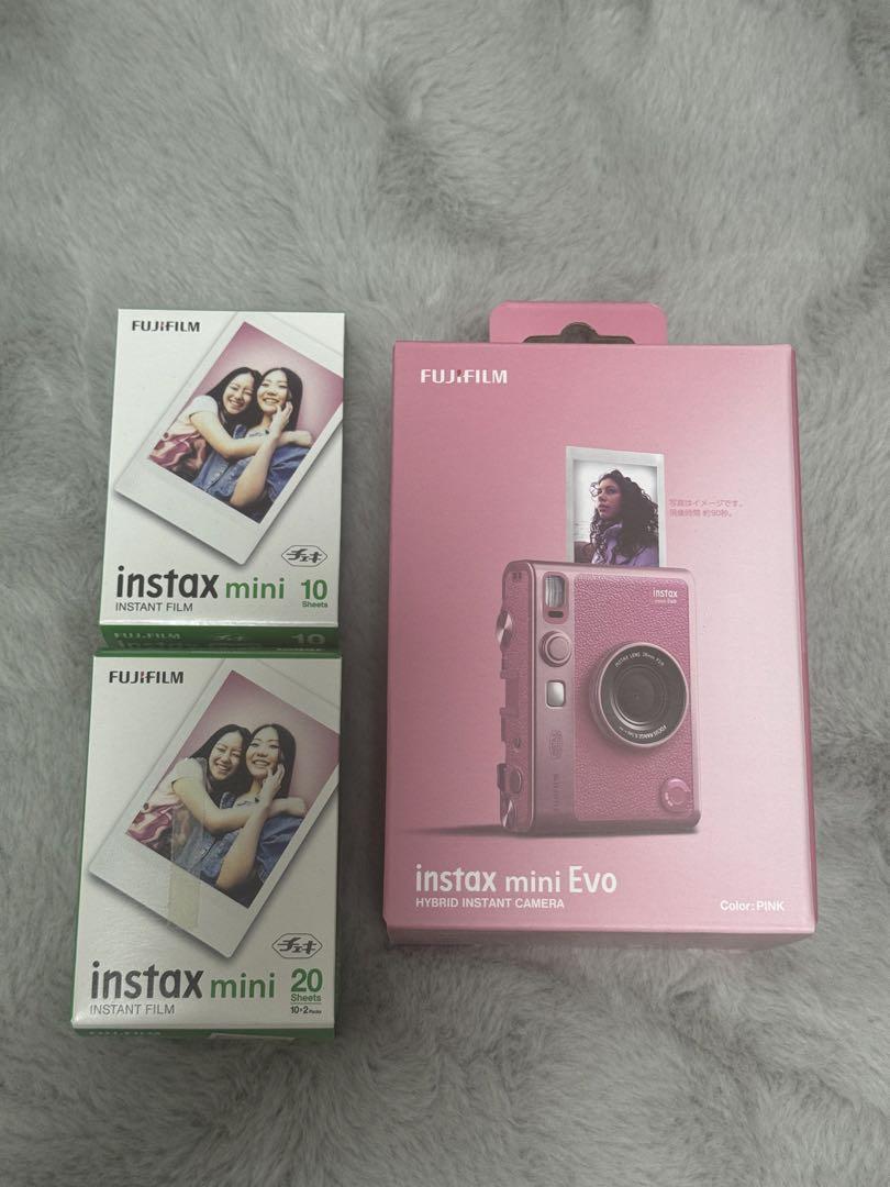 FUJIFILM instax mini Evo 本体とフィルム3店セット