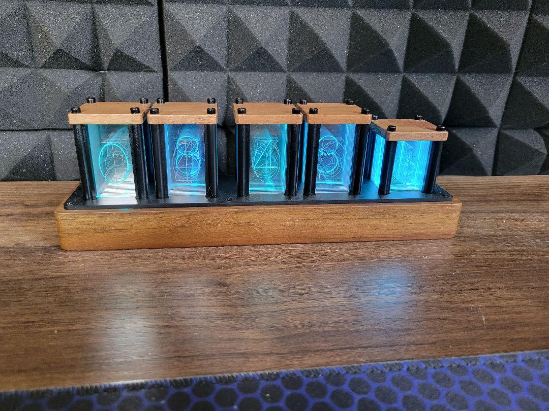 ニキシー管風 LED時計