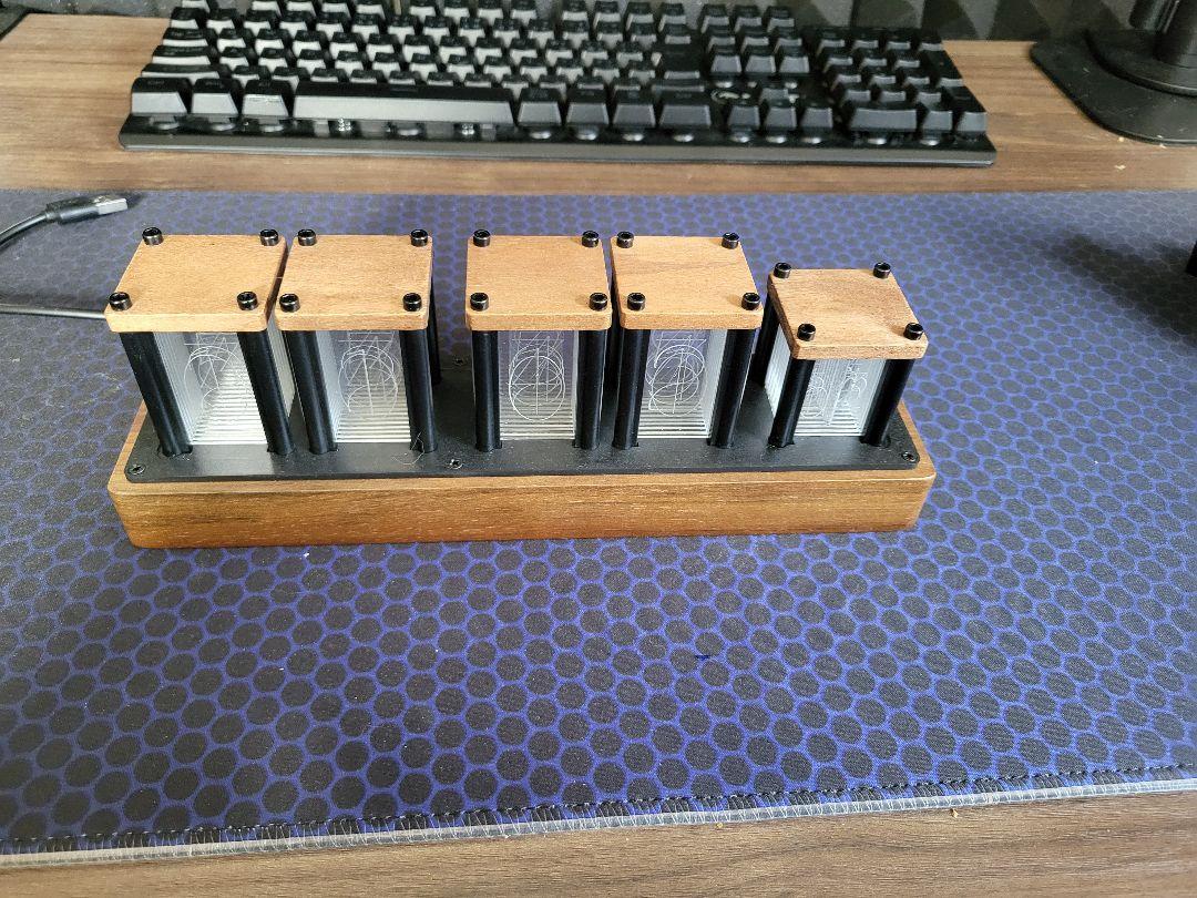 ニキシー管風 LED時計