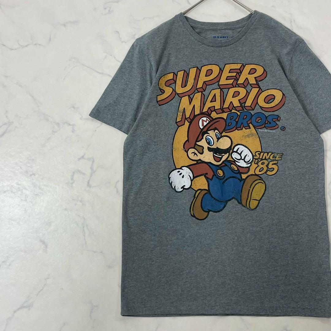 ★NERDY X DISNEY★ SHORT SLEEVE T-SHIRT ヒーロー半袖Tシャツ SUPER MARIO BROS. キャラクター プリント 半袖 Tシャツ XS