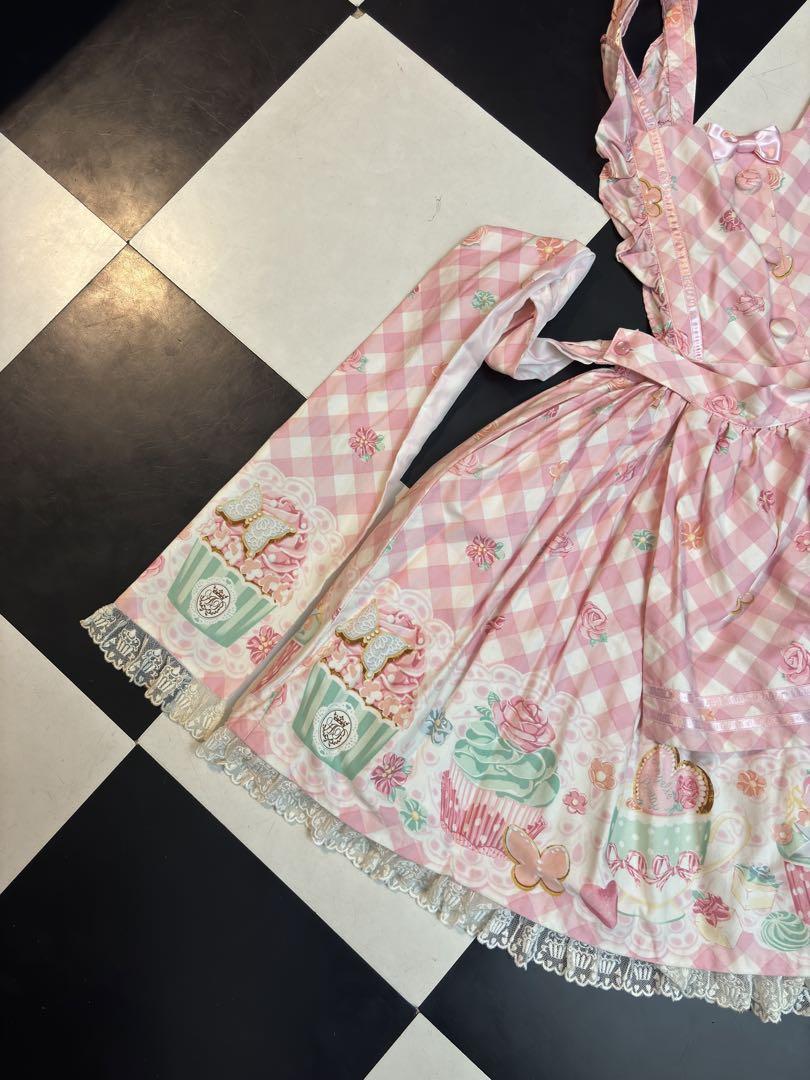 Angelic Pretty スカート　エプロンと胸当て付き
