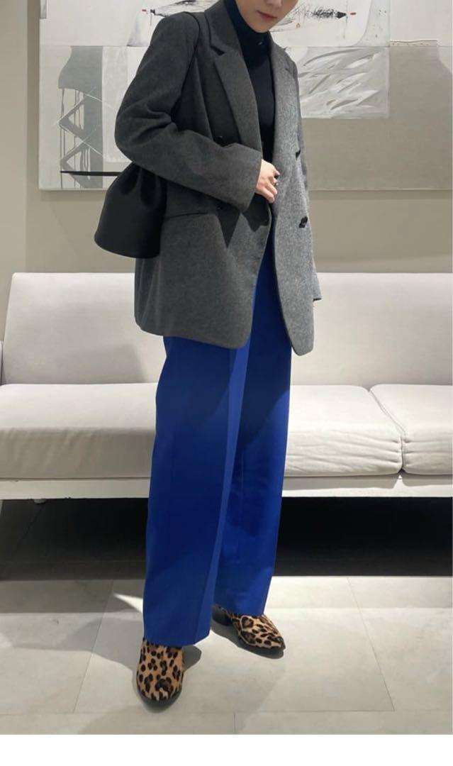 デプレ、トゥモローランド ウールフランネルストレッチ