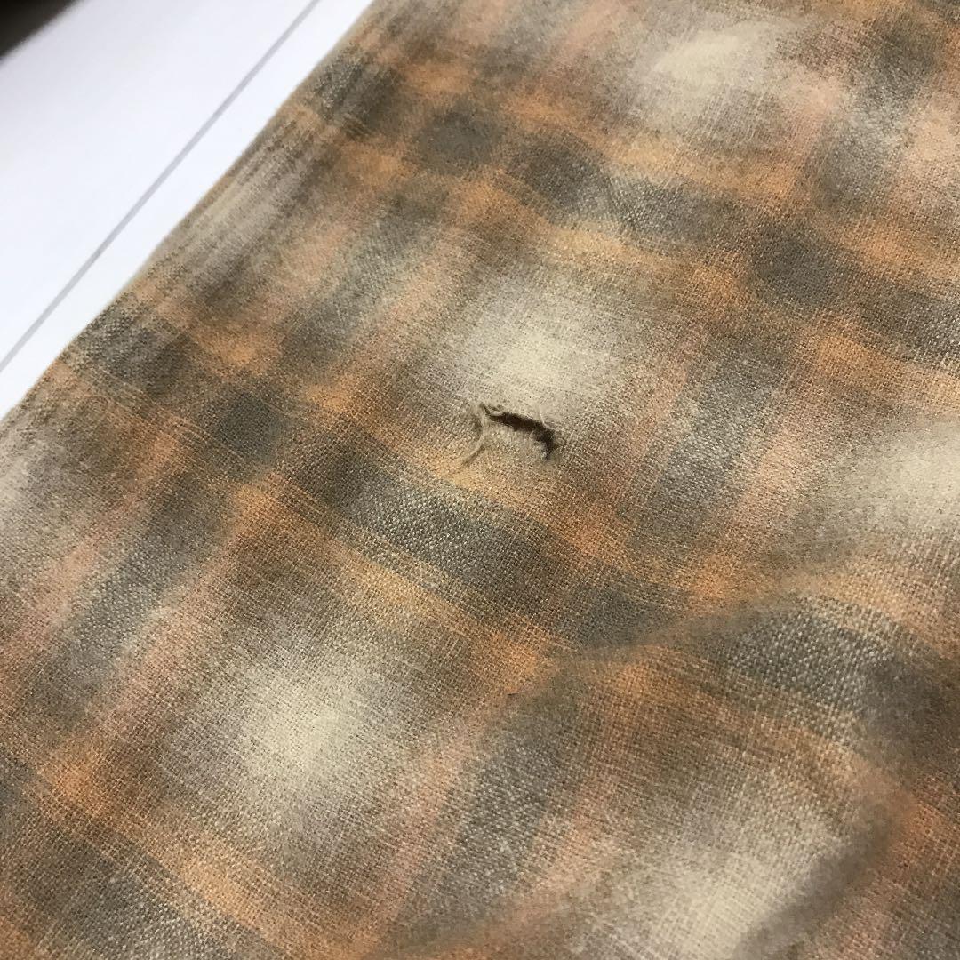 ンスがしや 60'sビンテージ古着 アメリカ製 PENDLETON オンブレ ウールシャツ vQBrt-m95111705810 なグランジ