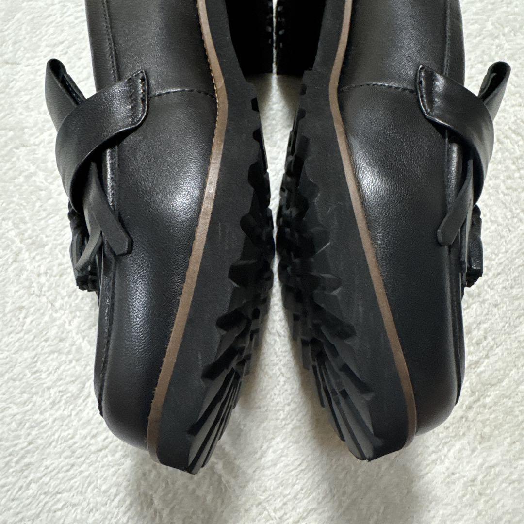 超美品☆MACKINTOSH PHILOSOPHY ヒールローファー 本革 24