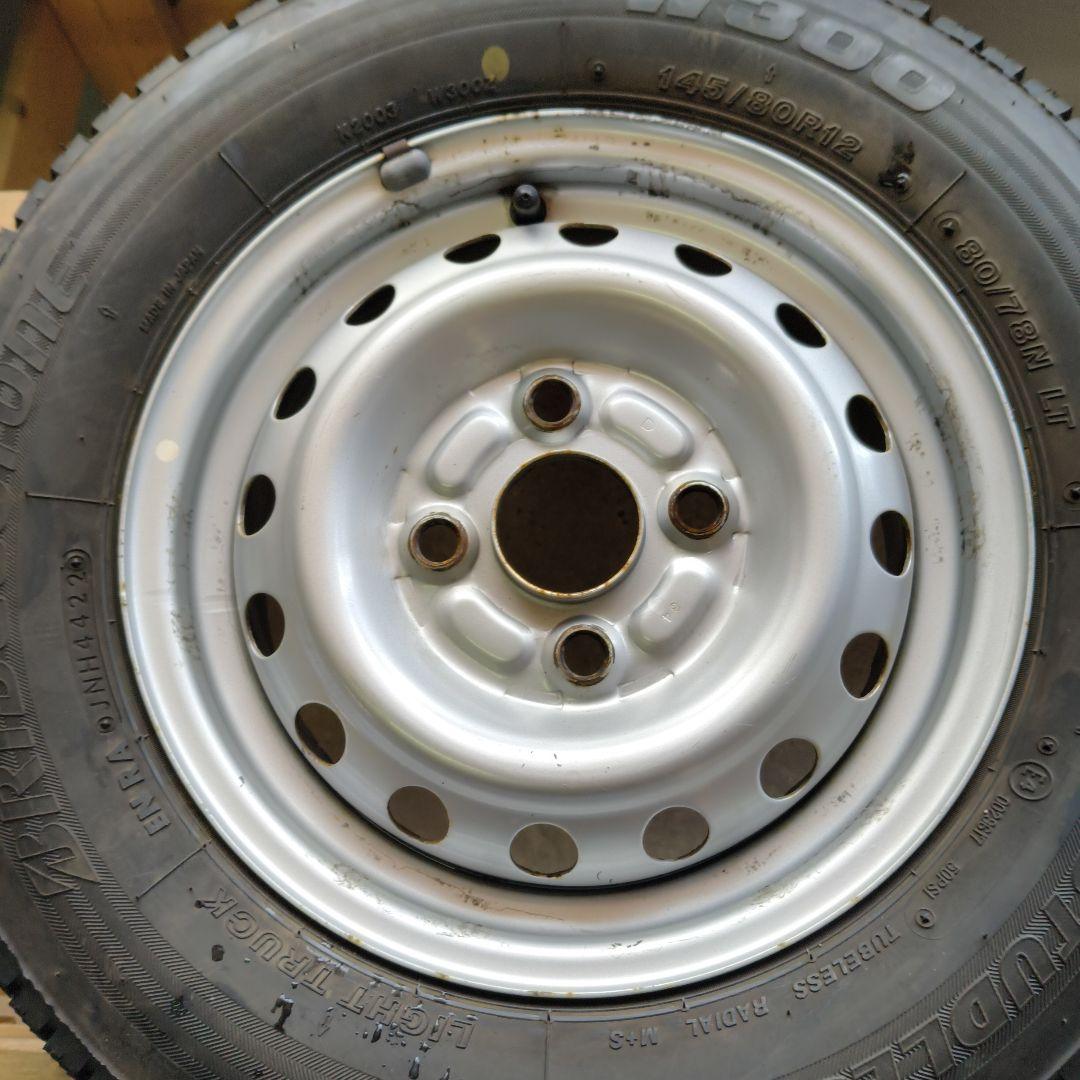145/80r12 鉄ホイール (7-126)