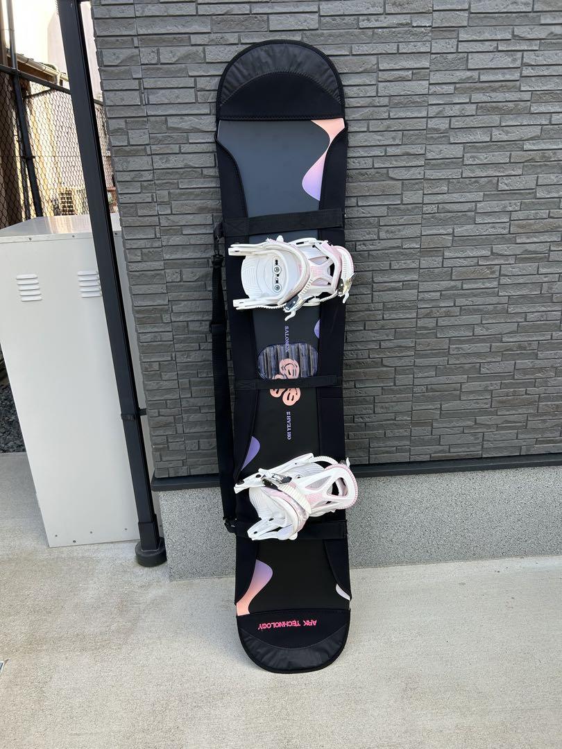 チョコレートワックス済salomon ohyeah 138cm3点セット