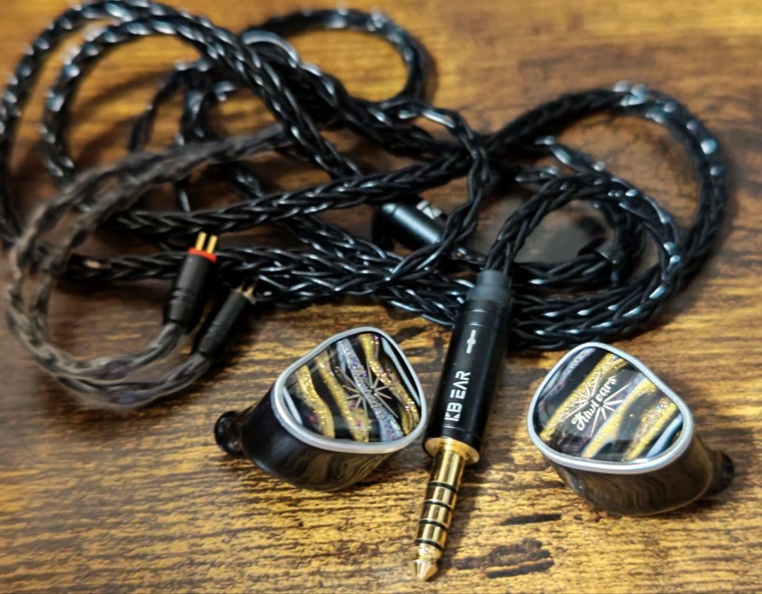 Kiwi Ears Etude 4.4mmバランスケーブル付き目立った傷や汚れなし