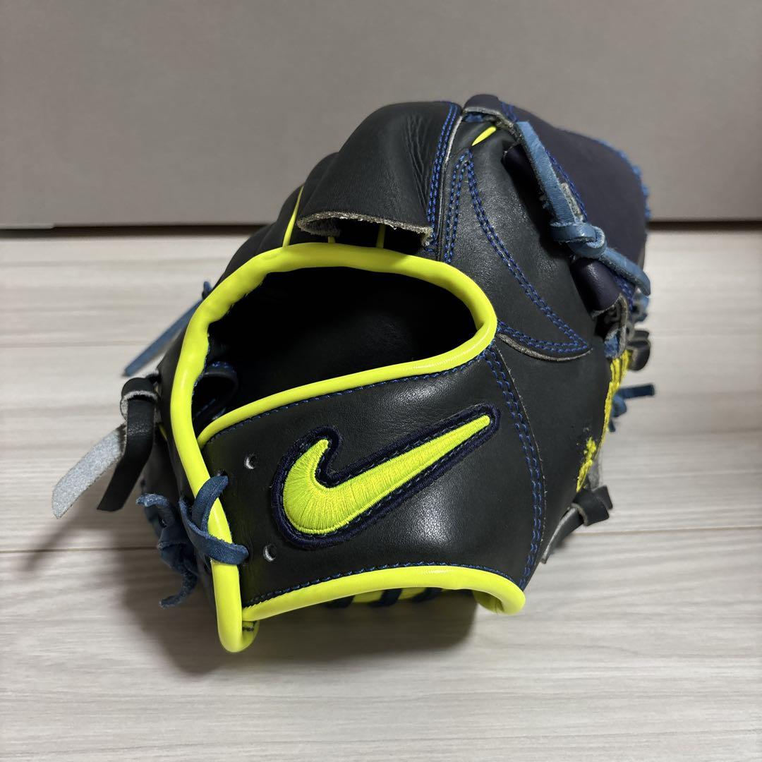 Nike 硬式野球グローブ ネイビー/イエロー　オールスター　プロ支給品