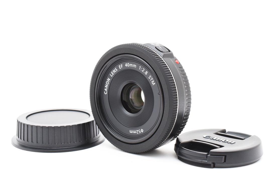 【美品】CANON EF-S 40mm F2.8 STM パンケーキレンズ