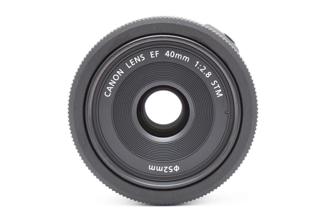 【美品】CANON EF-S 40mm F2.8 STM パンケーキレンズ
