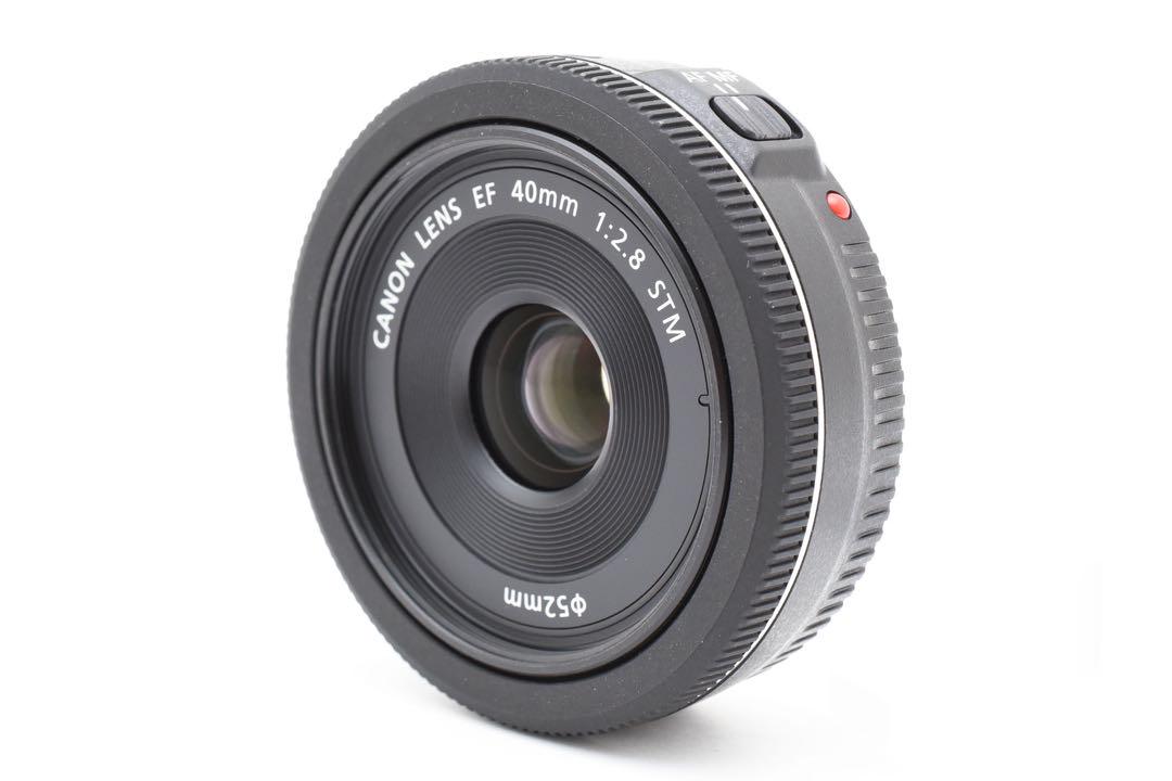【美品】CANON EF-S 40mm F2.8 STM パンケーキレンズ