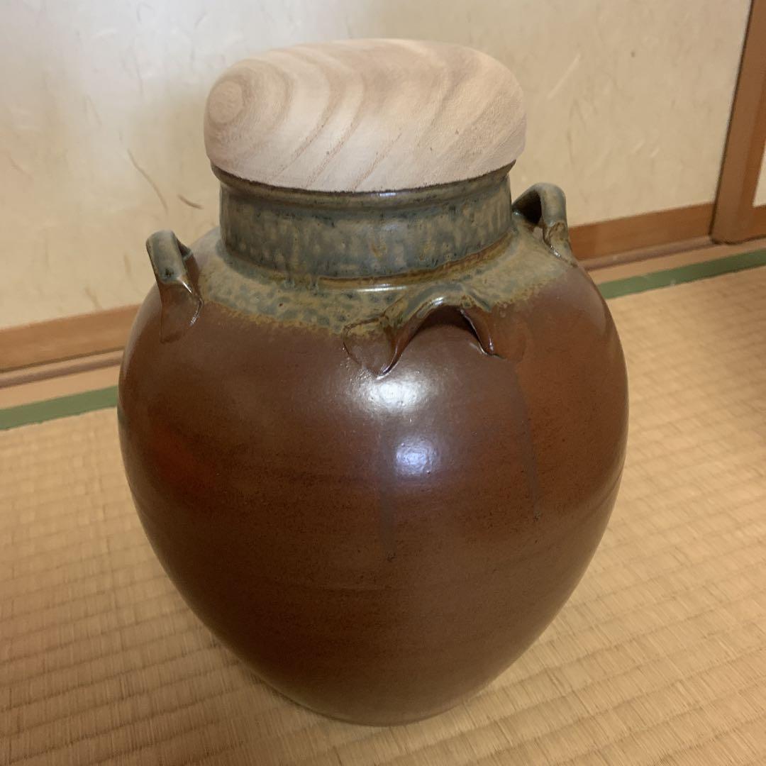 丹波　飾壷　共箱
