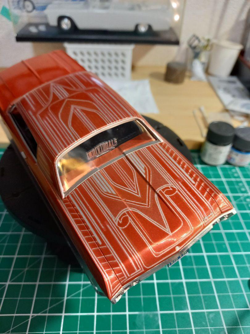 自動車 amt 1/25 1970 impala lowrider