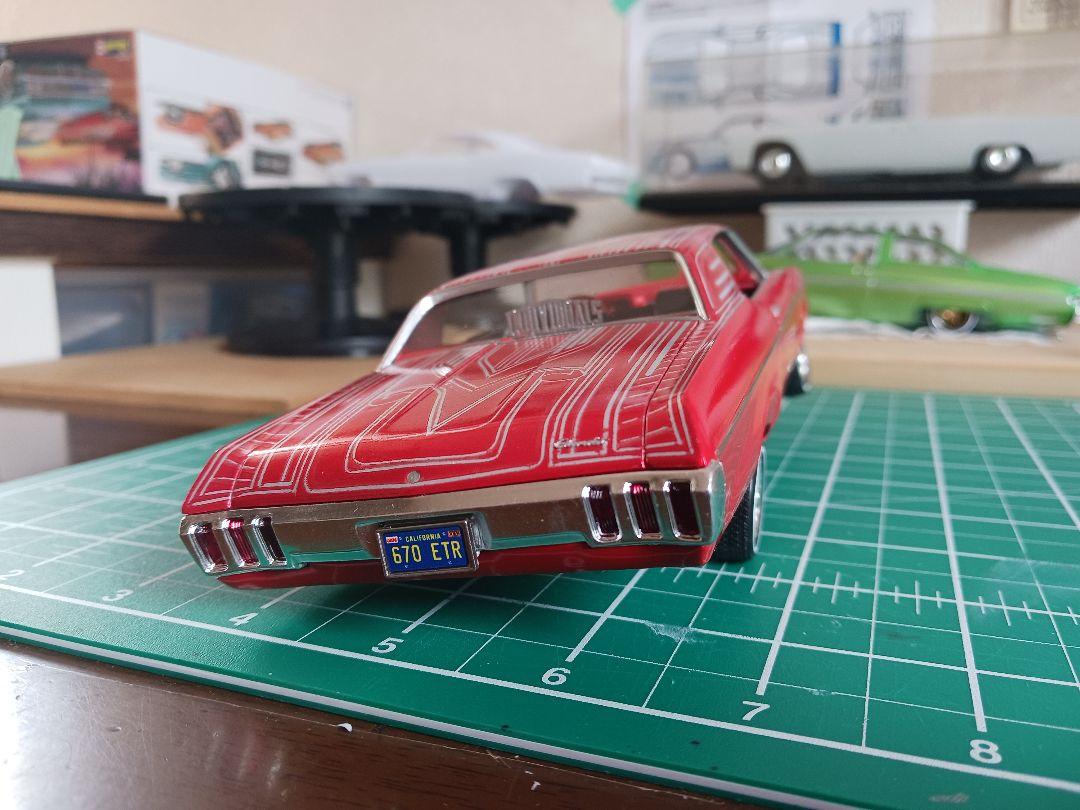 自動車 amt 1/25 1970 impala lowrider