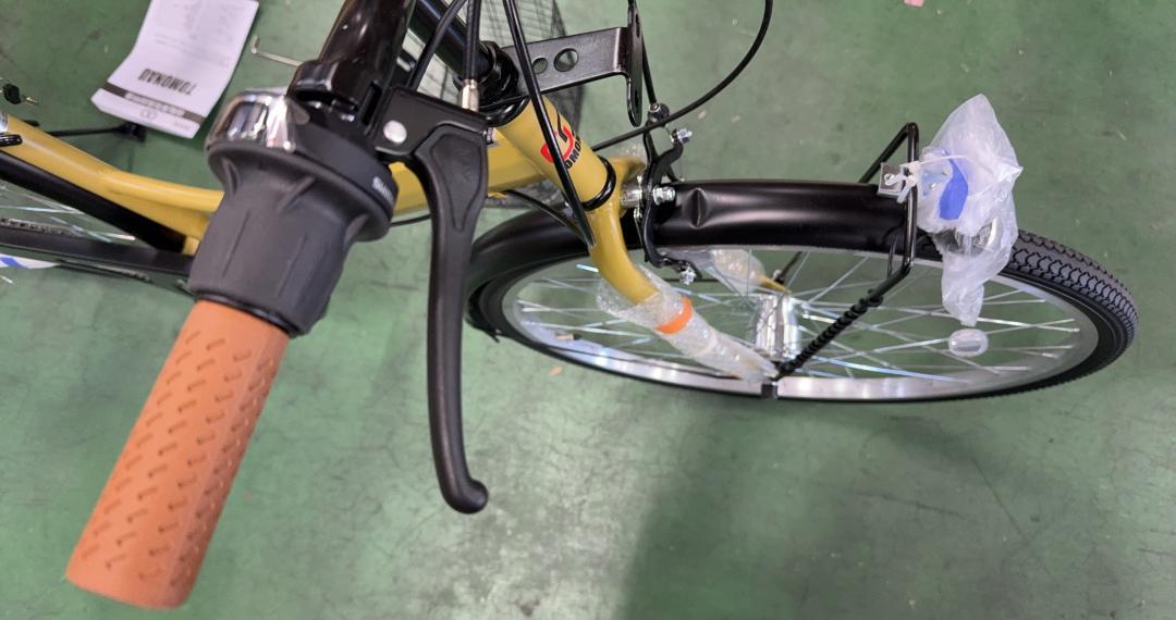 ママチャリ折り畳み自転車26インチ