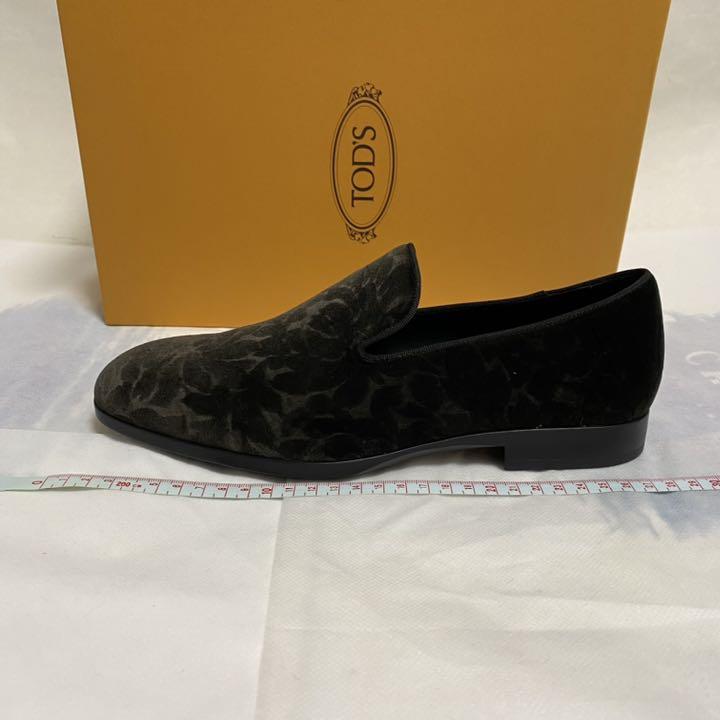 新品未使用!TOD'S ダークグリーンスリッポン(UK5.5,6)