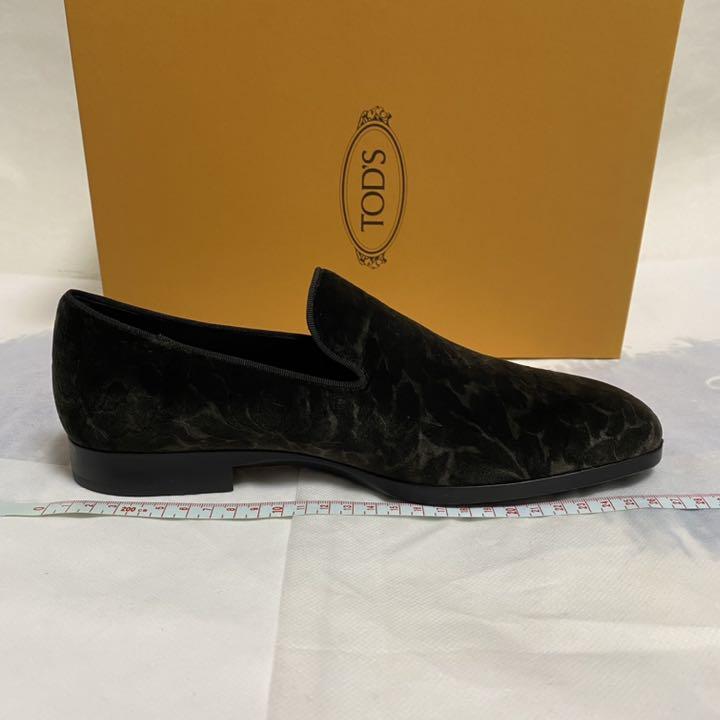 新品未使用!TOD'S ダークグリーンスリッポン(UK5.5,6)