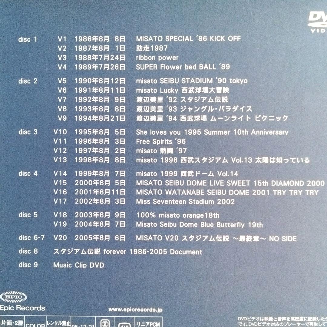 渡辺美里/スタジアム伝説 FOREVER 1986～2005 BORN FIN… DVD