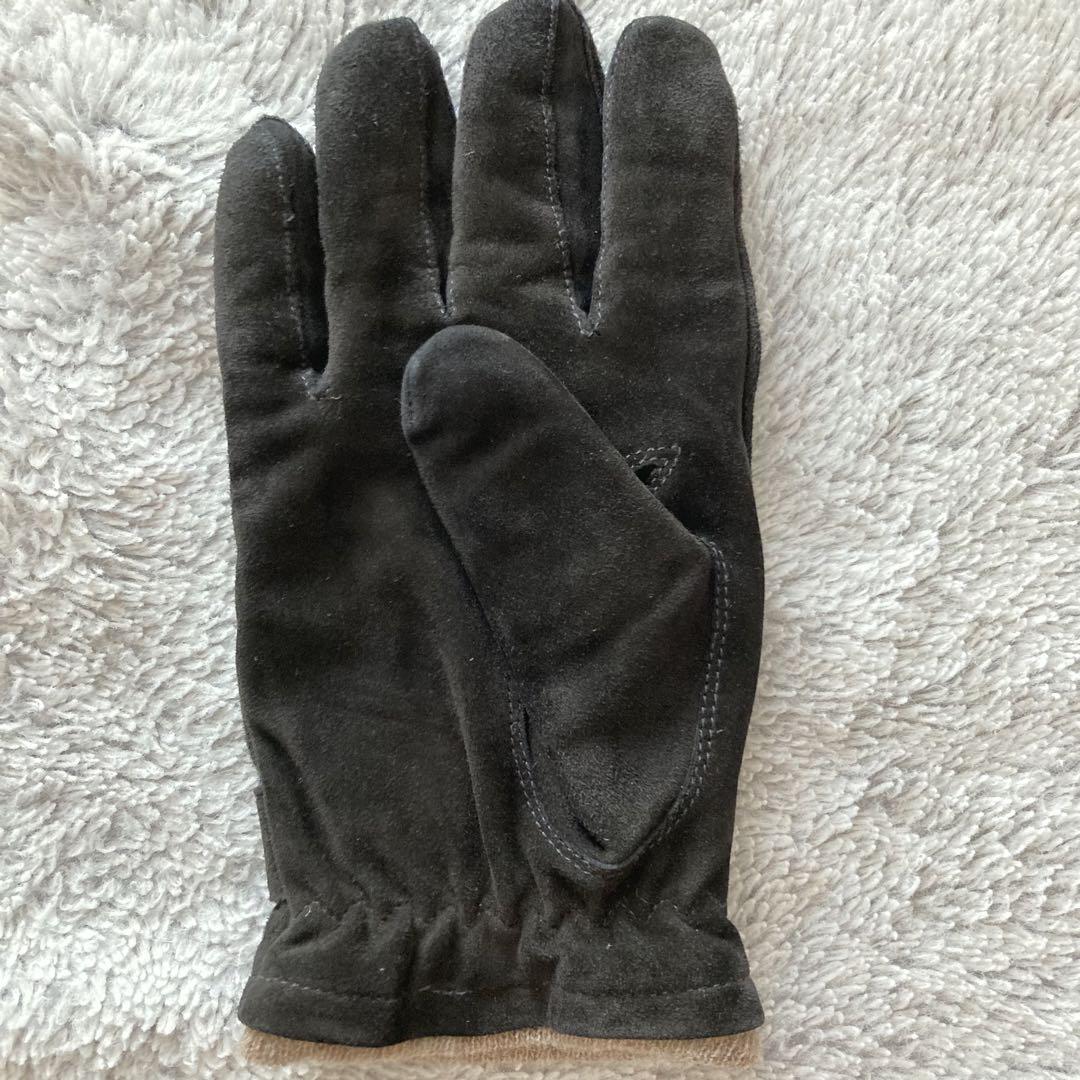GLOVES スエード　手袋　8  ブラック