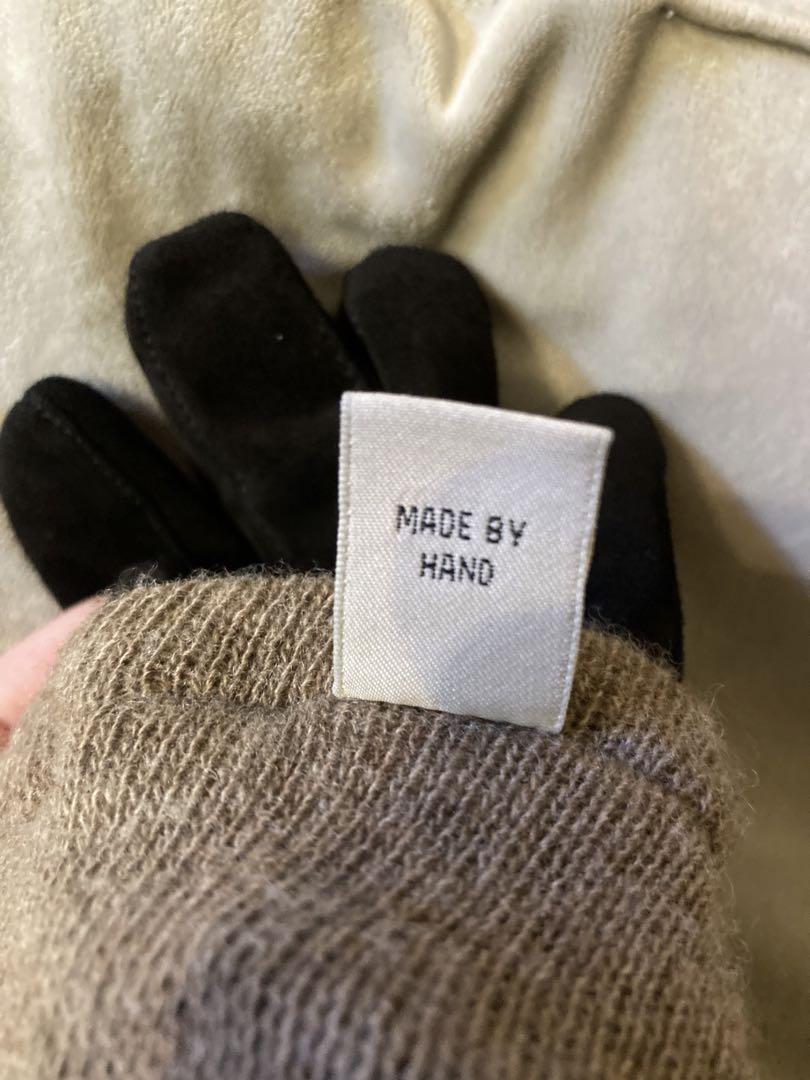 GLOVES スエード　手袋　8  ブラック