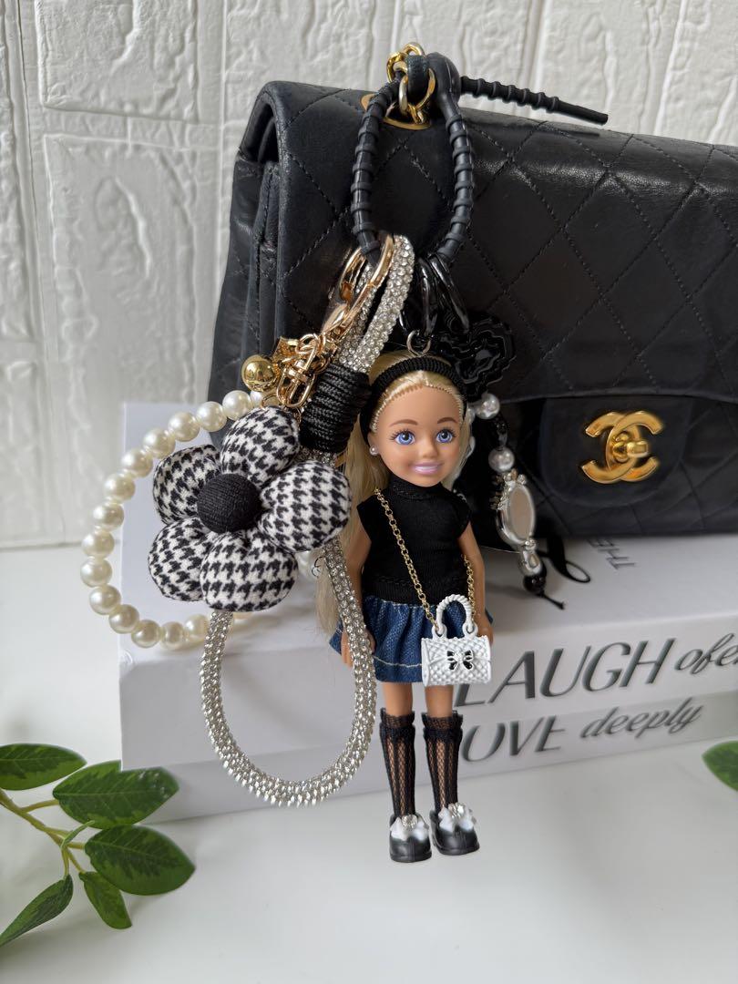 Barbie バービードールチャーム　バービーキーホルダー　チェルシーチャーム USAマテル社 バービー チェルシードールチャーム バービー