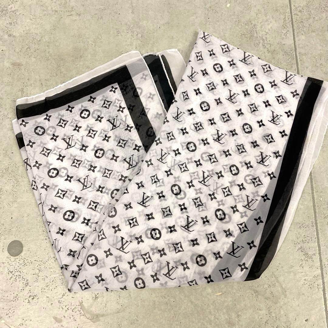 LOUIS VUITTON ルイヴィトン スカーフ シルク 箱付き モノグラム