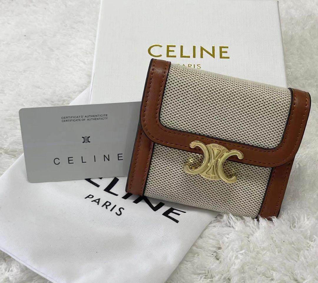 セリーヌ CELINE  財布 可愛い  三折り財布