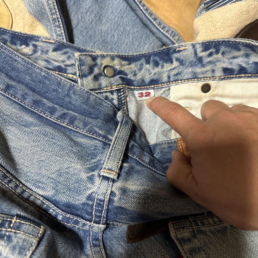 リメイクデニムパンツ