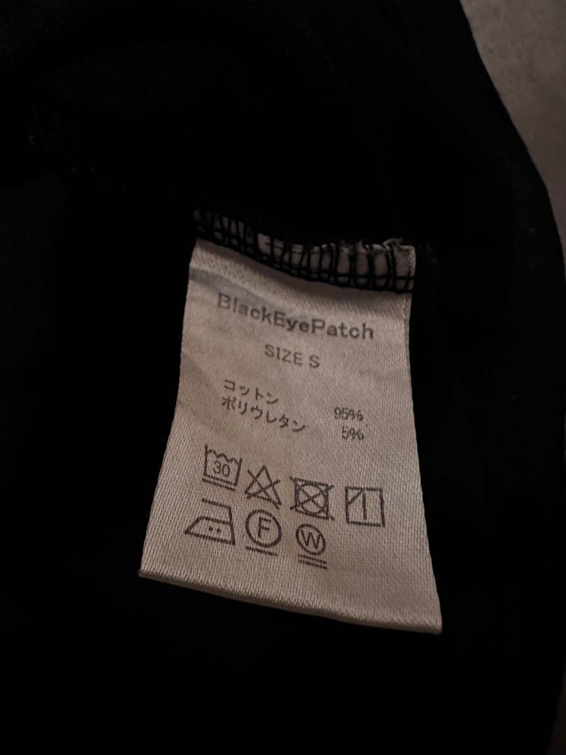 black eye patch ブラック　Tシャツ　sサイズ【２４時間限定】