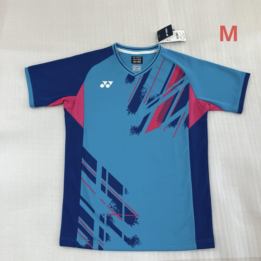 未使用　YONEX ヨネックス　ゲームシャツ　メンズ ターコイズ　M