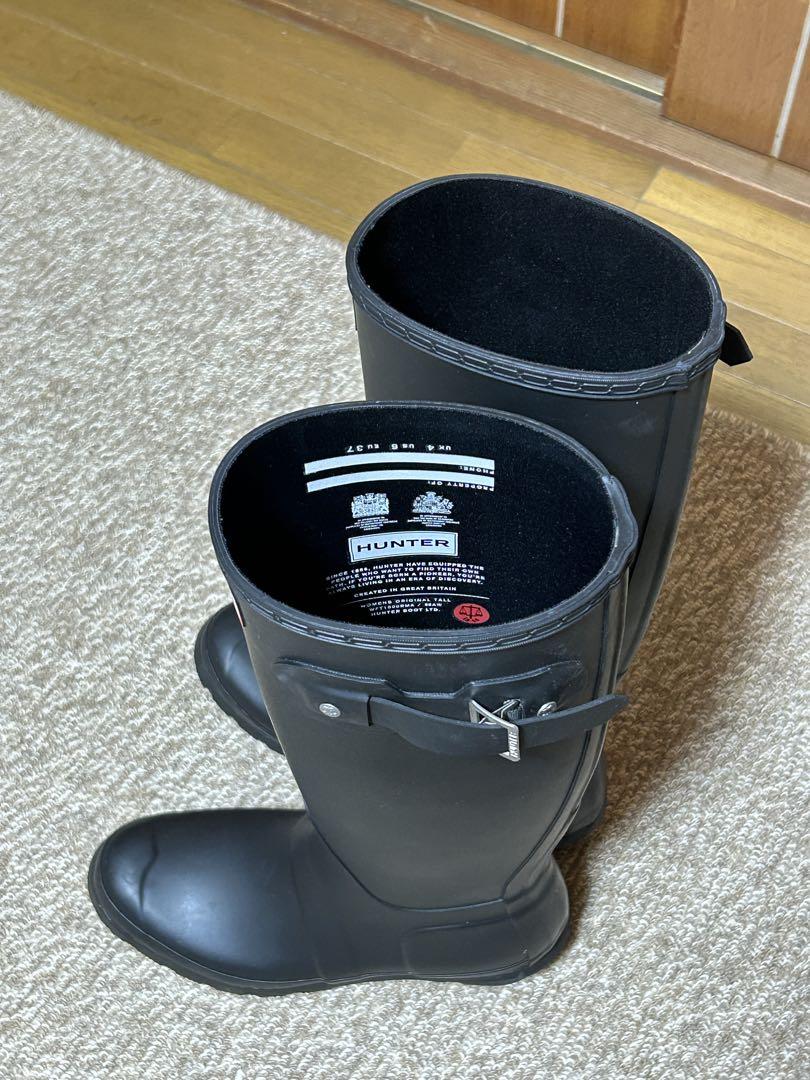 HUNTER ブラック 長靴 レディース23cm 美品