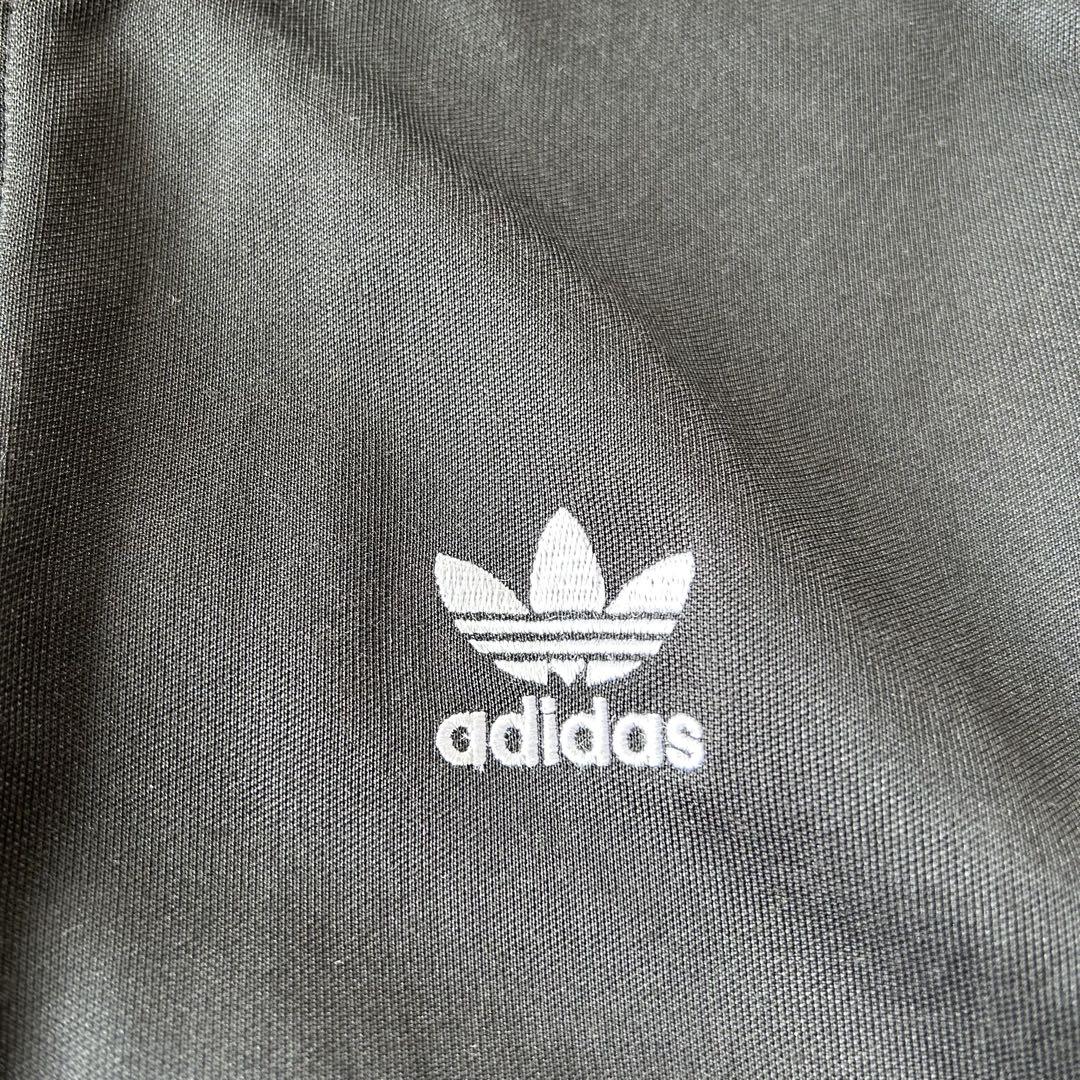 adidas ジャージ Ｌ 黒/白 ベッケンバウアー 美品 美品】アディダス トラックジャケット ジャージ ベッケン