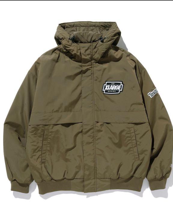 在庫あ国産 お値下げ中 X-LARGE NYLON PUFFER JACKET ブラウン udYRl-m95140201980 本物保証