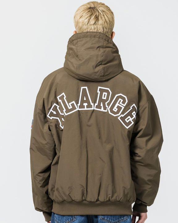 在庫あ国産 お値下げ中 X-LARGE NYLON PUFFER JACKET ブラウン udYRl-m95140201980 本物保証
