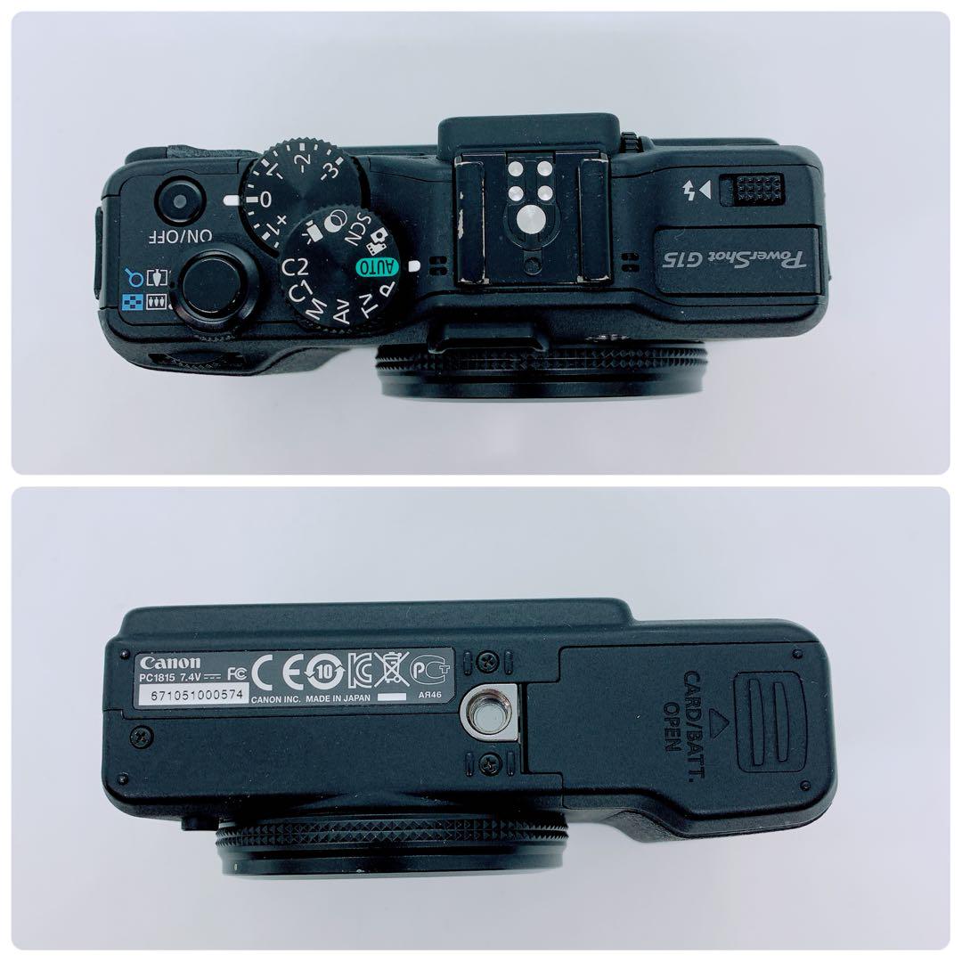 キャノン デジタルカメラ G15 コンデジ ブラック MK0122