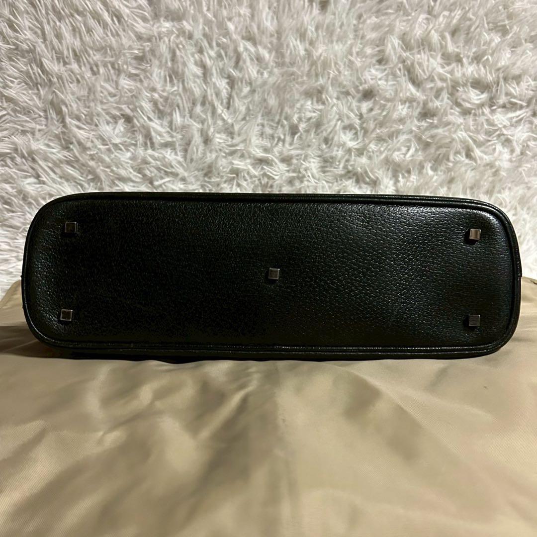 GUCCI グッチ バンブー レザー ハンドバッグ ミニボストンバッグ 黒