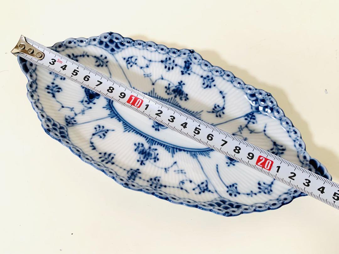 ブルーフルーテッド ハーフレース ピックルディッシュ 24.5cm