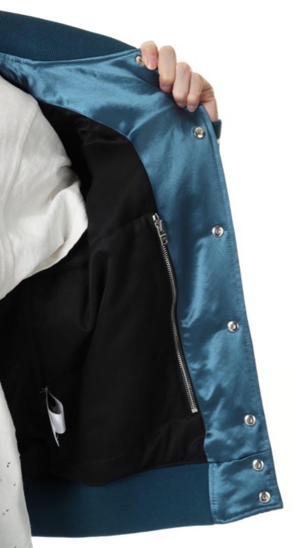 ジャケット・アウター AMIRI SATIN FLAMES SOUVENIR JACKET-420