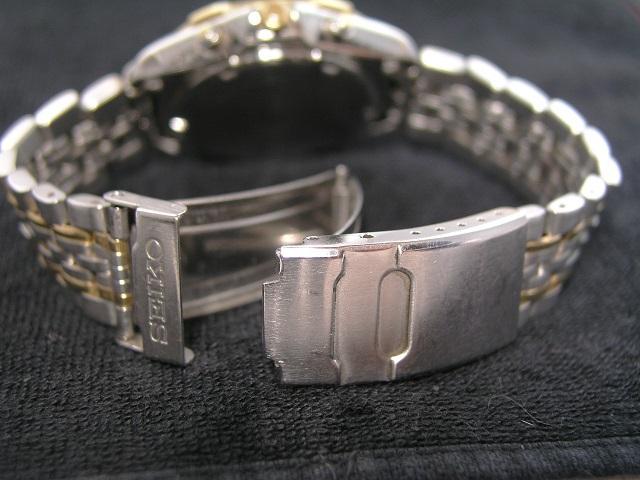 中古動作良_Seiko WorldTimeAlarm多機能クォーツ_6M15