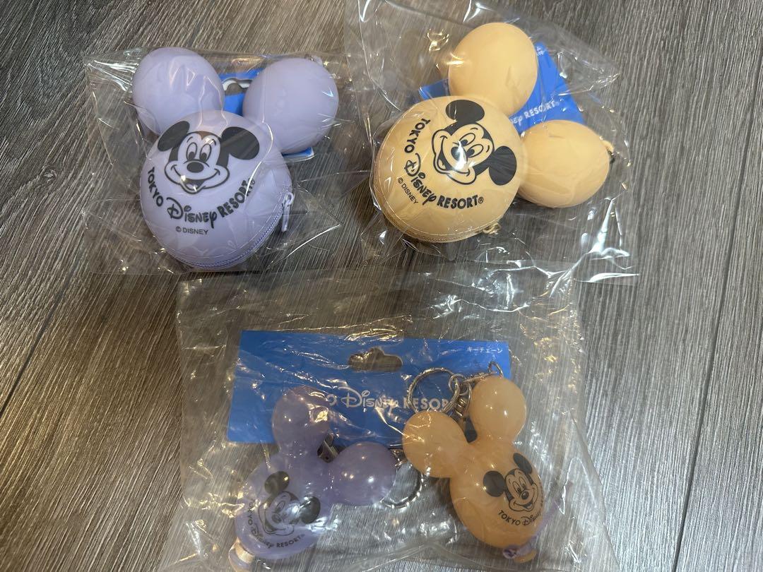 ディズニー　バルーン　ハロウィン限定カラー　バッグチャーム　キーチェーン