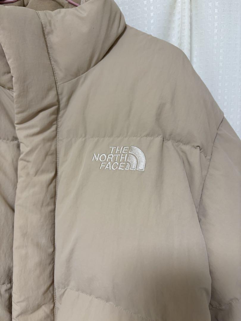 美品】THE NORTH FACE ダウンジャケット ベージュ キッズ160