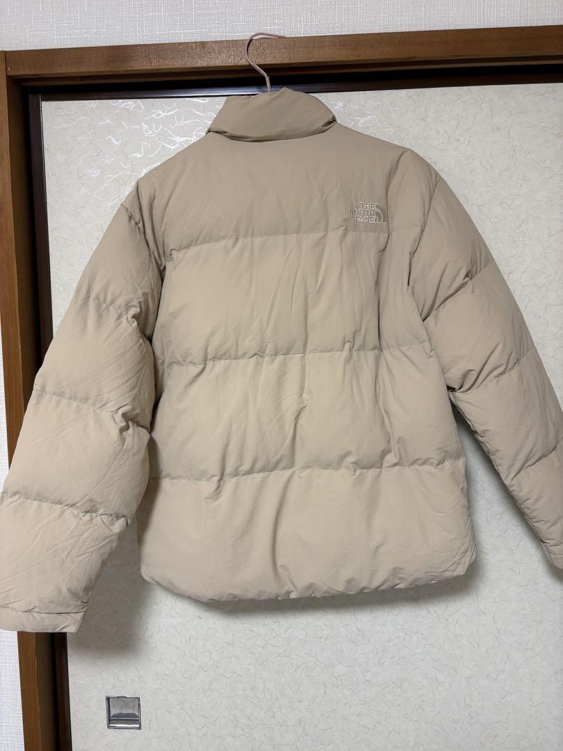 美品】THE NORTH FACE ダウンジャケット ベージュ キッズ160