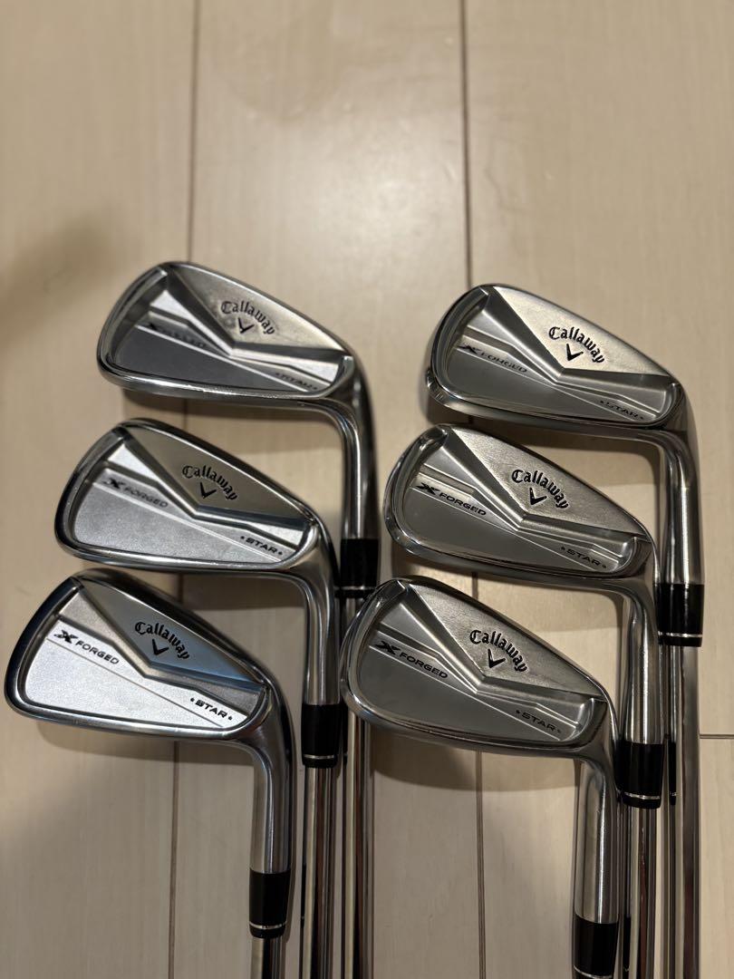 X FORGED STARアイアン2024 P〜5 6本セット