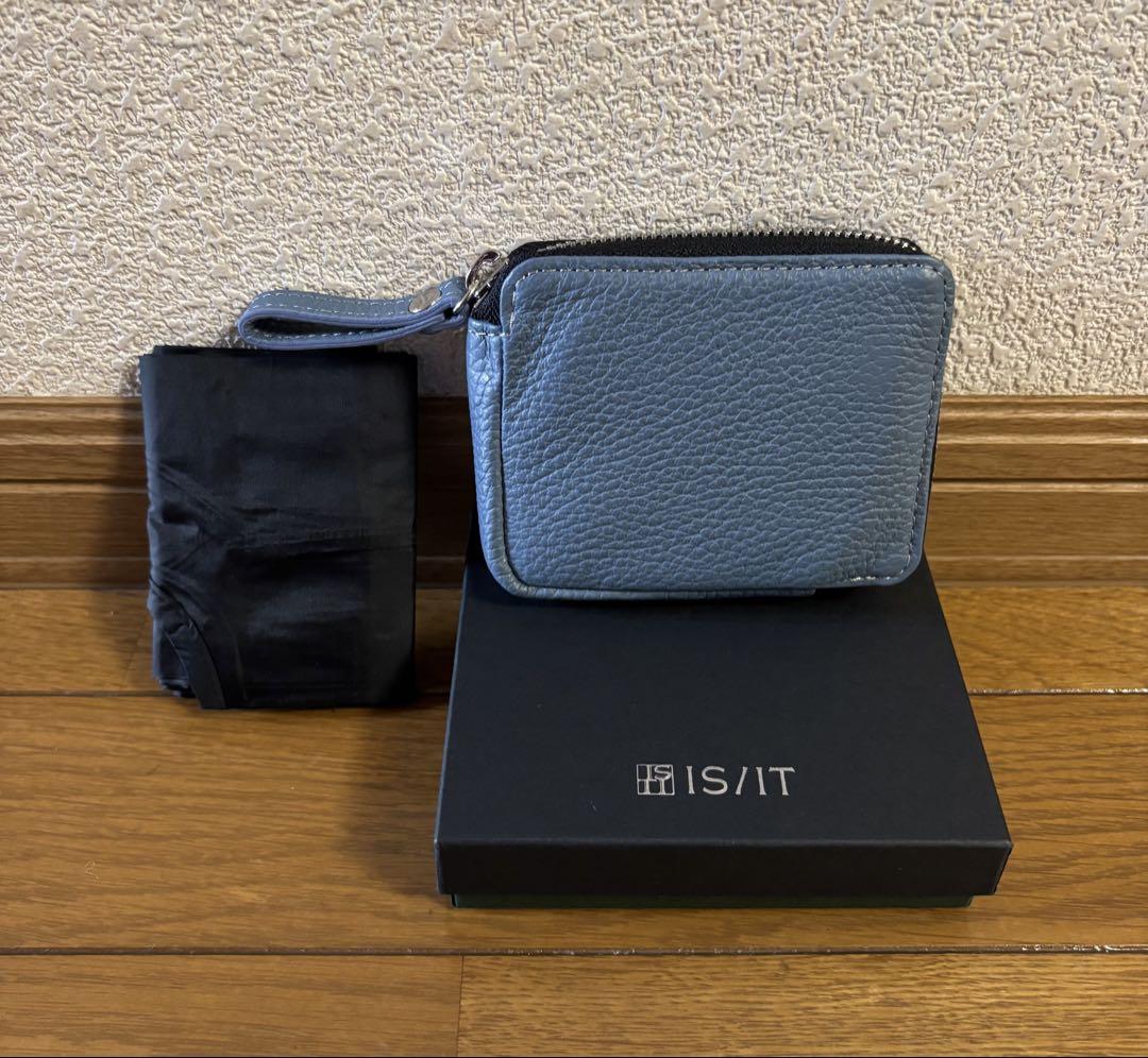 IS/IT ミニウォレット　ブルー