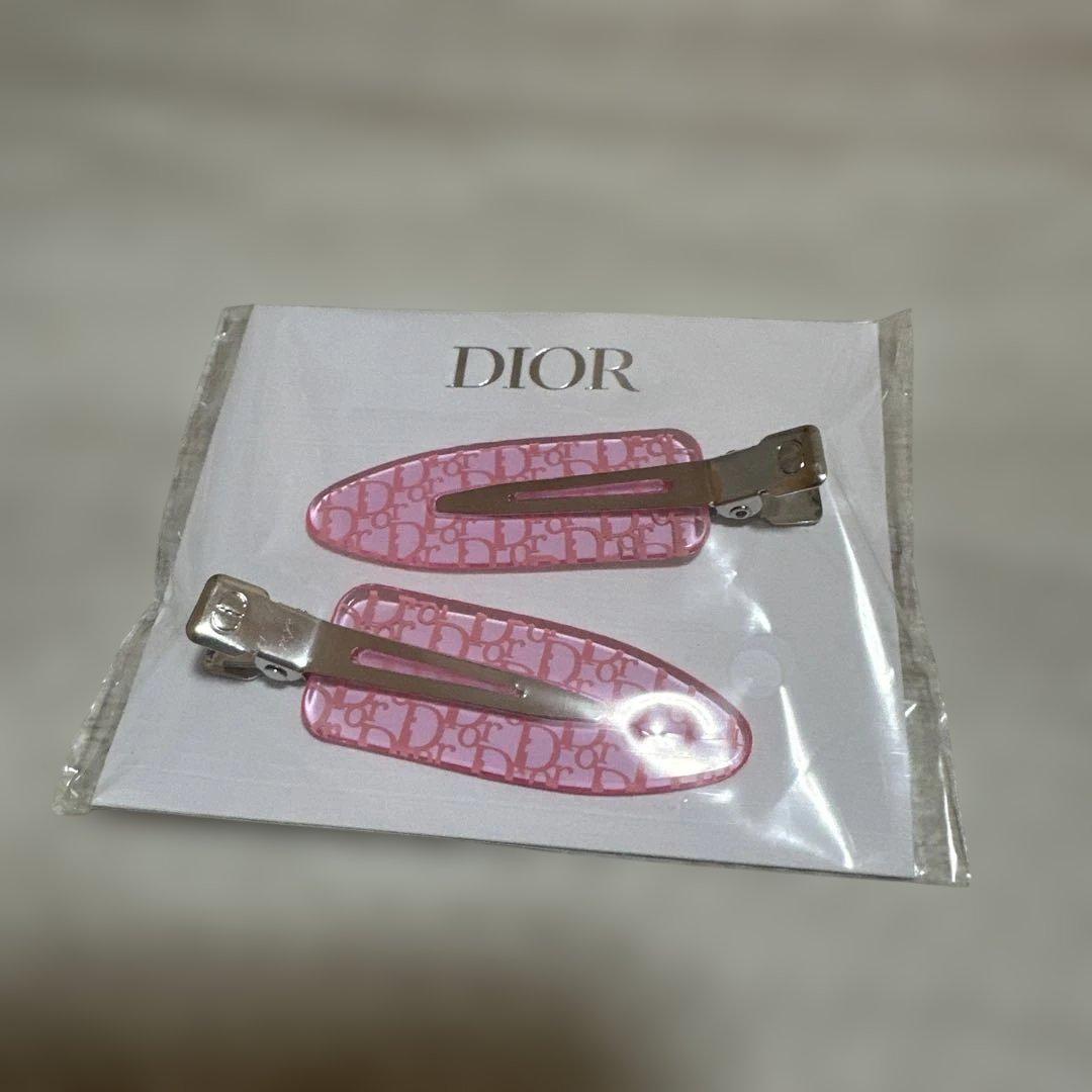 新品未開封】Dior ディオール ノベルティ ヘアクリップ ピンク