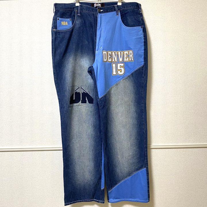 人気スポー新作 NBA UNK デニム コムドット ナゲッツ デンバー パンツ ...