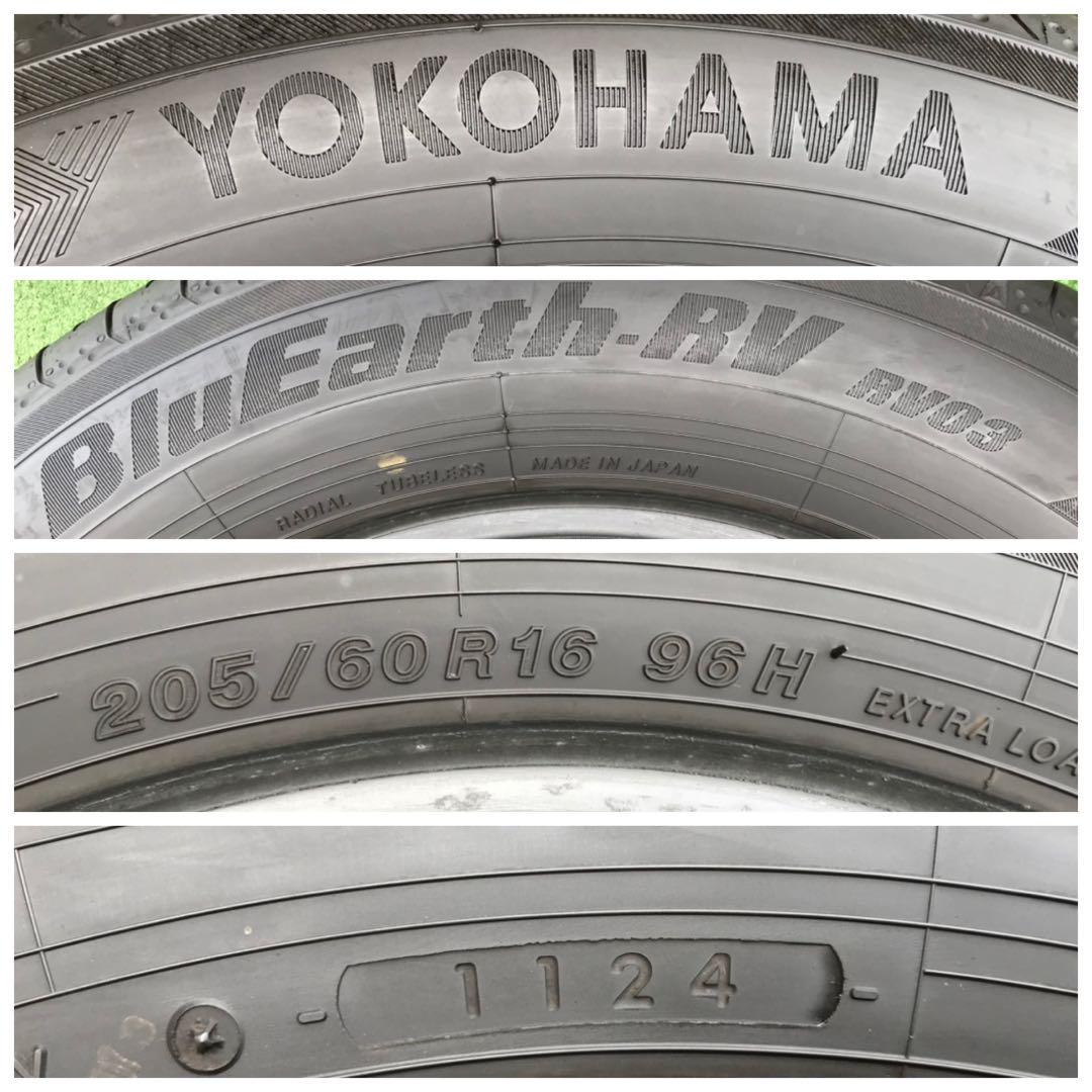 205/60 R16、YOKOHAMA BluEarth-RV 03、2024年