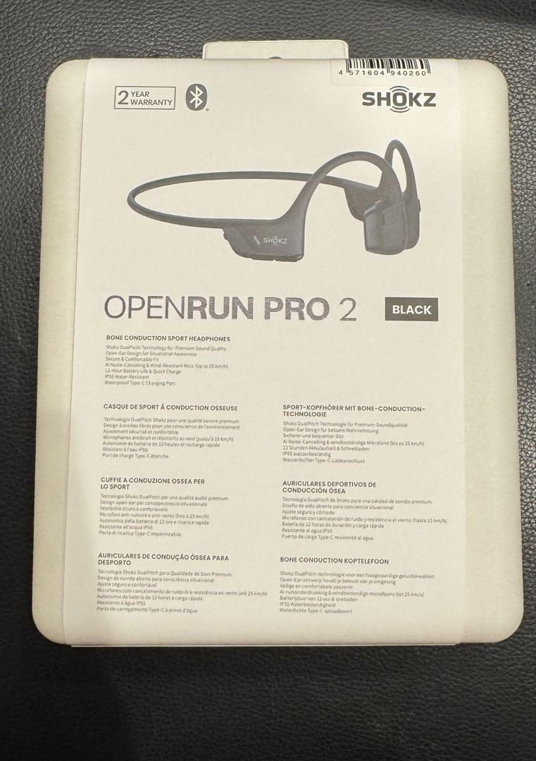 SHOKZ OPENRUN PRO 2 ブラック
